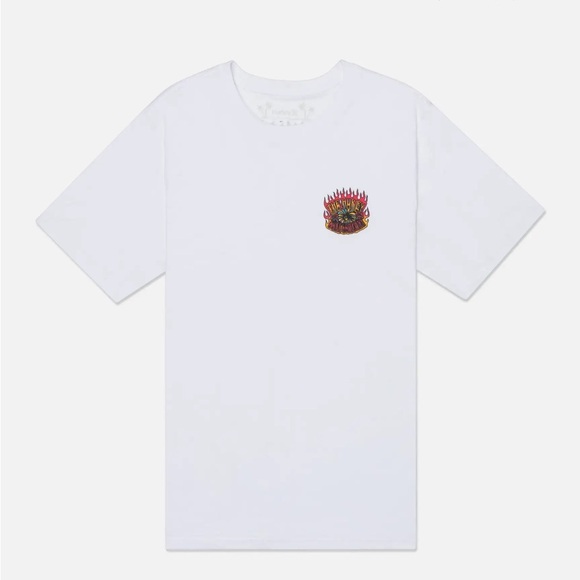 Hurley EVERYDAY BOWLS SHORT SLEEVE TEE White Men’s Size Medium NEW - Picture 3 of 11